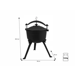ACTIVA KOCIOŁEK ŻELIWNY 7,5 L 19906
