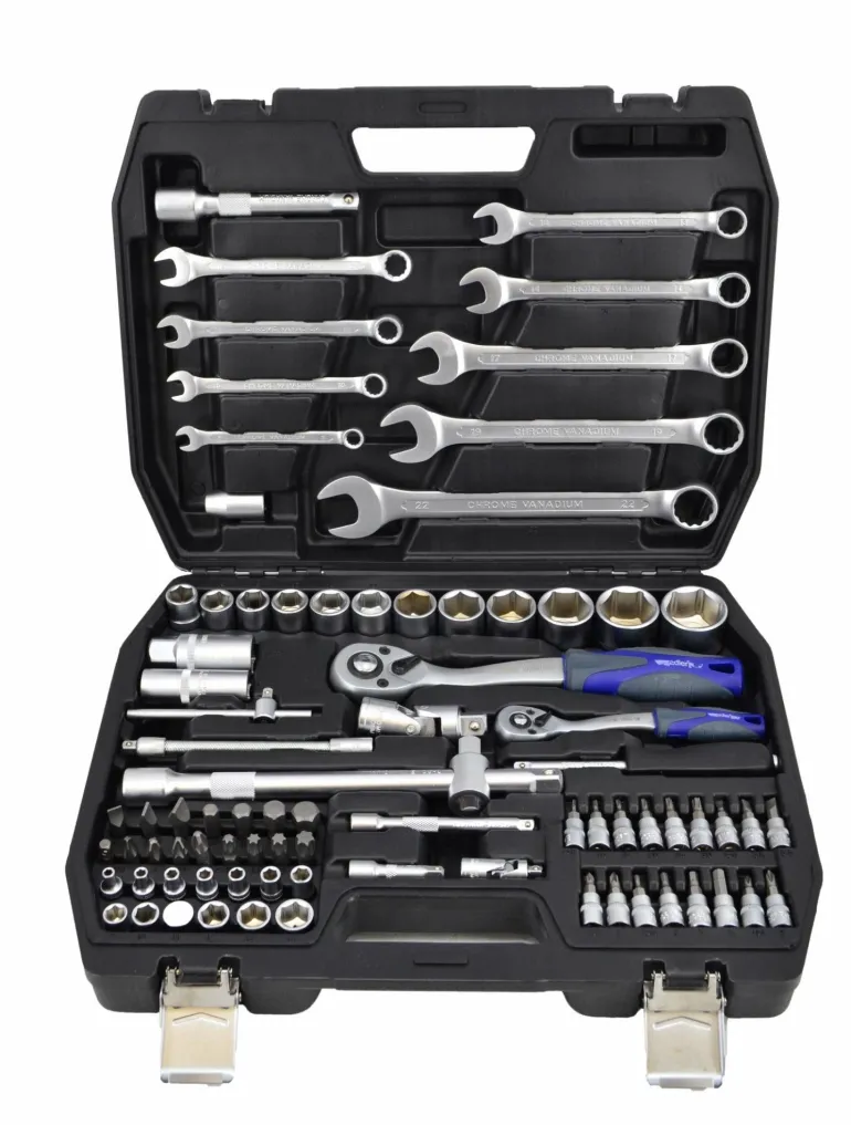 ADLER ZESTAW KLUCZY 1/2"-1/4" 82el.