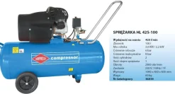 AIRPRESS SPRĘŻARKA OLEJOWA HL425-100 "V-ka" 100L, 425 l/min, 8 BAR