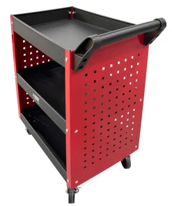 AW WÓZEK WARSZTATOWY METALOWY 3 POZIOMY + PERFORACJA