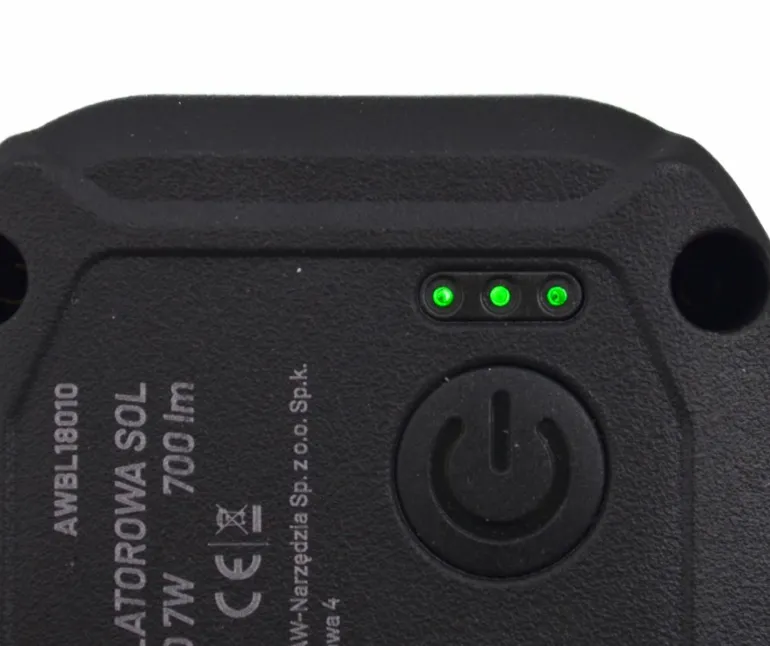 AWTOOLS BLACK LINE LATARKA WARSZTATOWA SOL CREE LED + COB LED