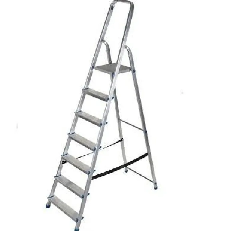 AWTOOLS DRABINA ALUMINIOWA WOLNOS. 7ST.150KG