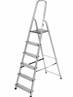 AWTOOLS DRABINA ALUMINIOWA WOLNOS. 7ST.125KG