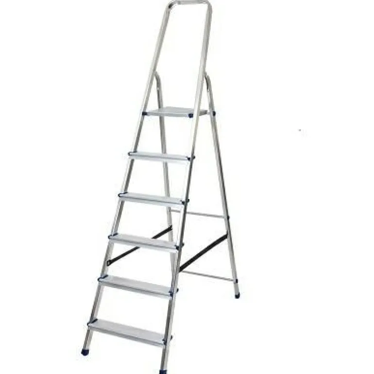 AWTOOLS DRABINA ALUMINIOWA WOLNOS. 6ST.150KG