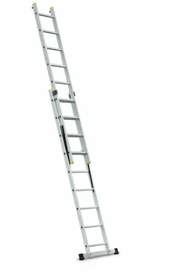 AWTOOLS DRABINA ALUMINIOWA 2x9 STOPNI 150KG