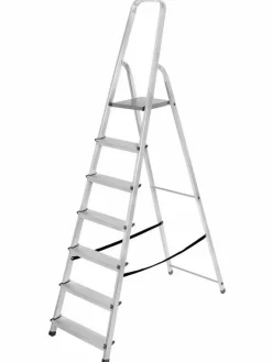 AWTOOLS DRABINA ALUMINIOWA WOLNOS. 8ST.125KG