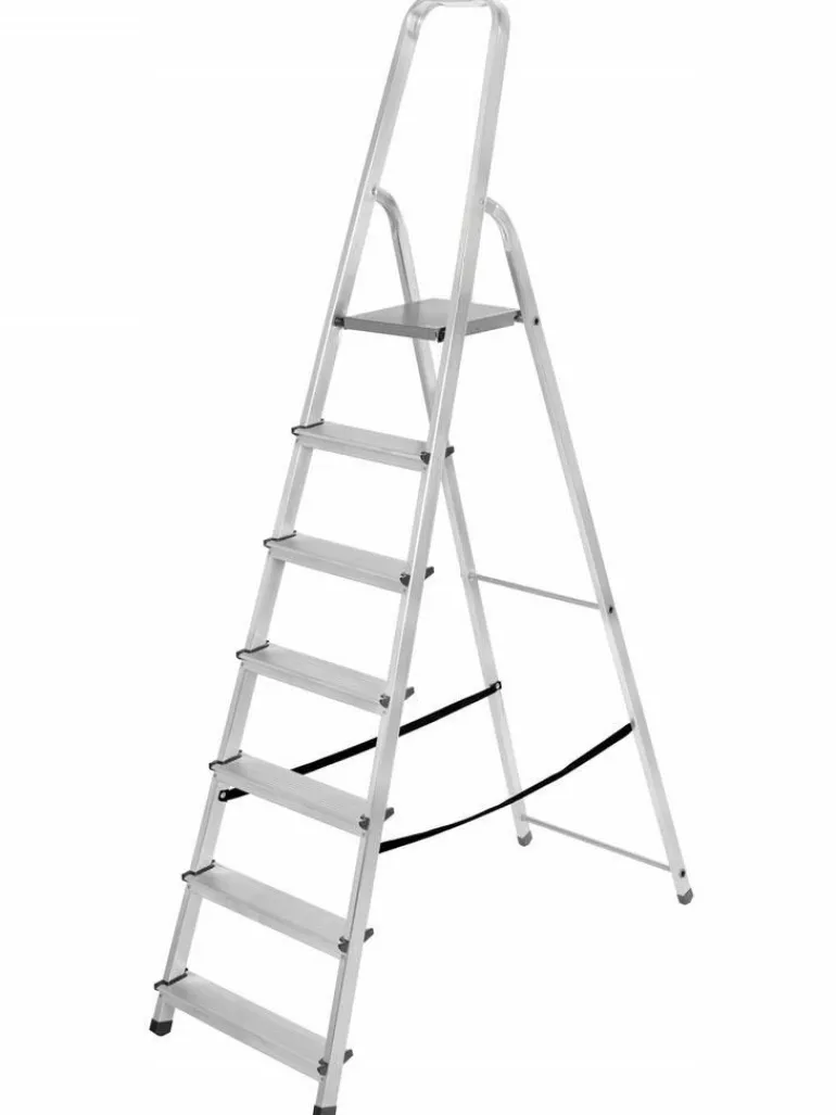 AWTOOLS DRABINA ALUMINIOWA WOLNOS. 8ST.125KG