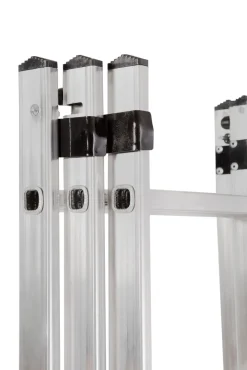 AWTOOLS DRABINA ALUMINIOWA BASIC 3x8 STOPNI 150KG