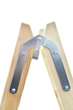 AWTOOLS DRABINA DREWNIANA 2x 4 STOPNI 150KG