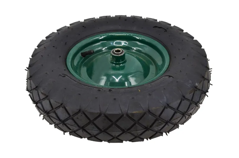 AWTOOLS KOŁO DO TACZKI PNEUMATYCZNE 400, FELGA METAL, ŁOŻYSKO+OŚ, 4 WARSTWY, 1,7 ATM