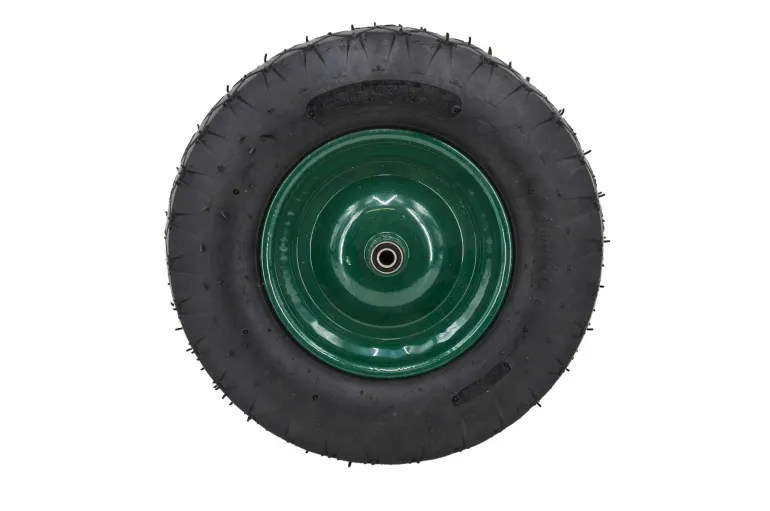 AWTOOLS KOŁO DO TACZKI PNEUMATYCZNE 400, FELGA METAL, ŁOŻYSKO+OŚ, 4 WARSTWY, 1,7 ATM