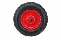 AWTOOLS KOŁO DO TACZKI PNEUMATYCZNE 400 FELGA METAL, ŁOŻYSKO+OŚ, 2 WARSTWY, 2 ATM