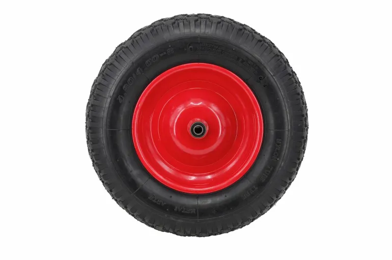 AWTOOLS KOŁO DO TACZKI PNEUMATYCZNE 400 FELGA METAL, ŁOŻYSKO+OŚ, 2 WARSTWY, 2 ATM