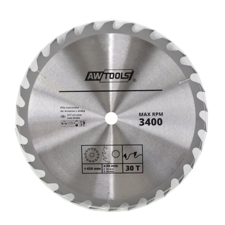 AWTOOLS PIŁA TARCZOWA WIDIOWA 500x30x60z