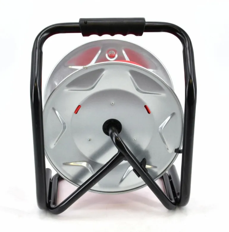 AWTOOLS PRZEDŁUŻACZ BĘBEN METALOWY CZERWONY HEAVY DUTY 40m 3x2,5 mm 16A / 3680W / IP44