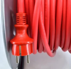 AWTOOLS PRZEDŁUŻACZ BĘBEN METALOWY CZERWONY HEAVY DUTY 40m 3x1,5 mm 16A / 3680W / IP44