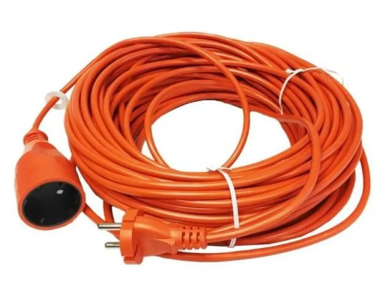 AWTOOLS PRZEDŁUŻACZ OGRODOWY JEDNOGNIAZDOWY 30m BEZ UZIEMIENIA / 2x1,0mm / 10A/ 230V / 2500W