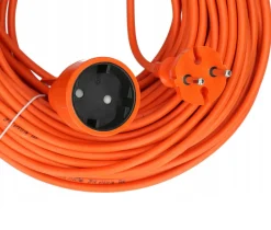 AWTOOLS PRZEDŁUŻACZ OGRODOWY JEDNOGNIAZDOWY 30m BEZ UZIEMIENIA / 2x1,0mm / 10A/ 230V / 2500W