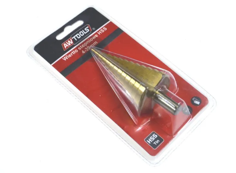 AWTOOLS WIERTŁO STOPNIOWE HSS-TIN / 4-39mm