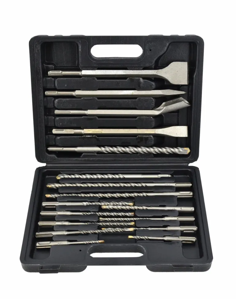 AWTOOLS ZESTAW DŁUT I WIERTEŁ SDS+ 17 elem.