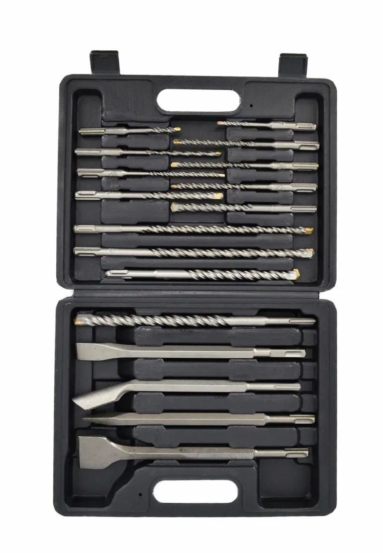 AWTOOLS ZESTAW DŁUT I WIERTEŁ SDS+ 17 elem.