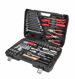 AWTOOLS ZESTAW KLUCZY 122el 1/2" / 1/4" BLACK LINE