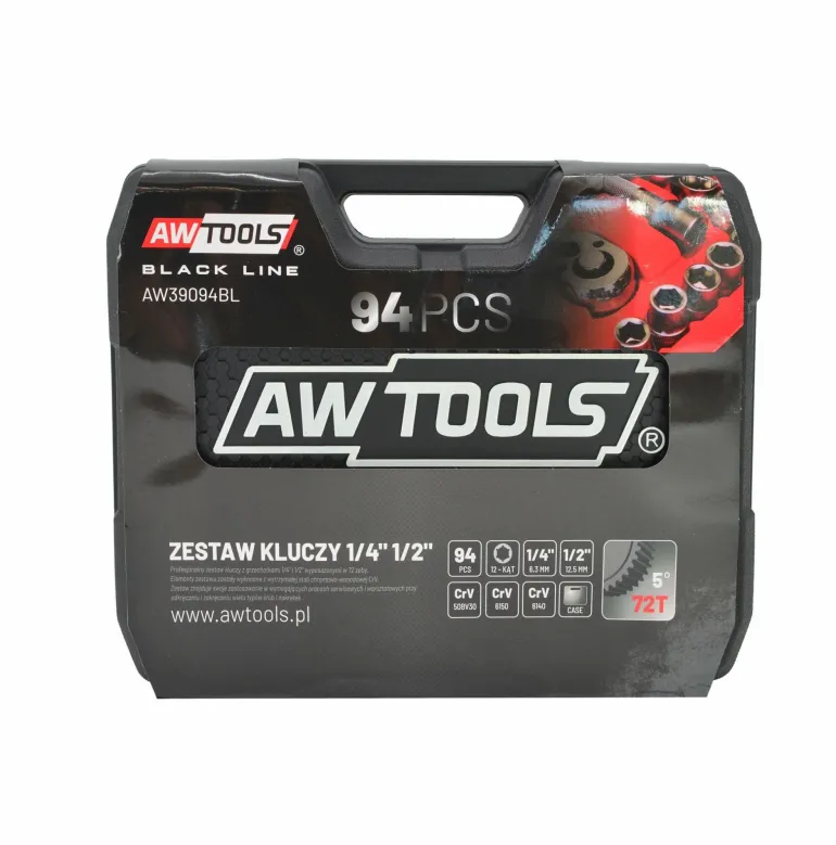 AWTOOLS ZESTAW KLUCZY 94el 1/2" / 1/4"