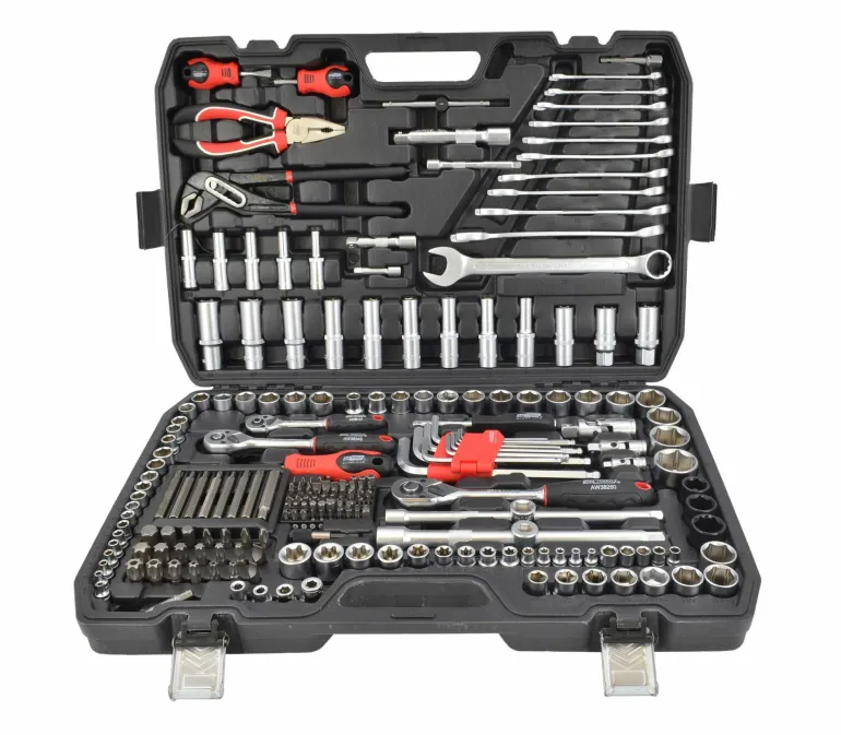 AWTOOLS ZESTAW KLUCZY 225el 1/2"/3/8"/1/4" BLACK LINE