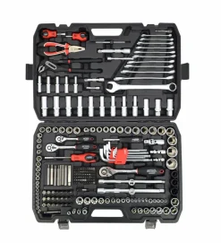 AWTOOLS ZESTAW KLUCZY 225el 1/2"/3/8"/1/4" BLACK LINE