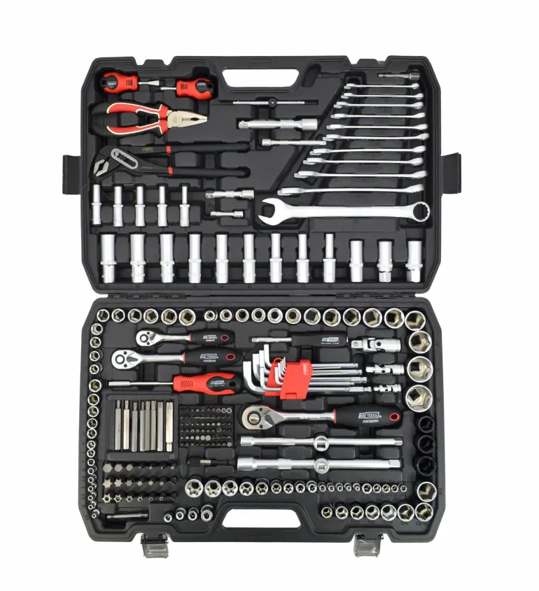 AWTOOLS ZESTAW KLUCZY 225el 1/2"/3/8"/1/4" BLACK LINE