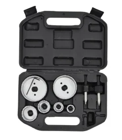 AWTOOLS ZESTAW OTWORNIC WOLFRAMOWYCH DO GLAZURY 9 elem. 22-73 mm