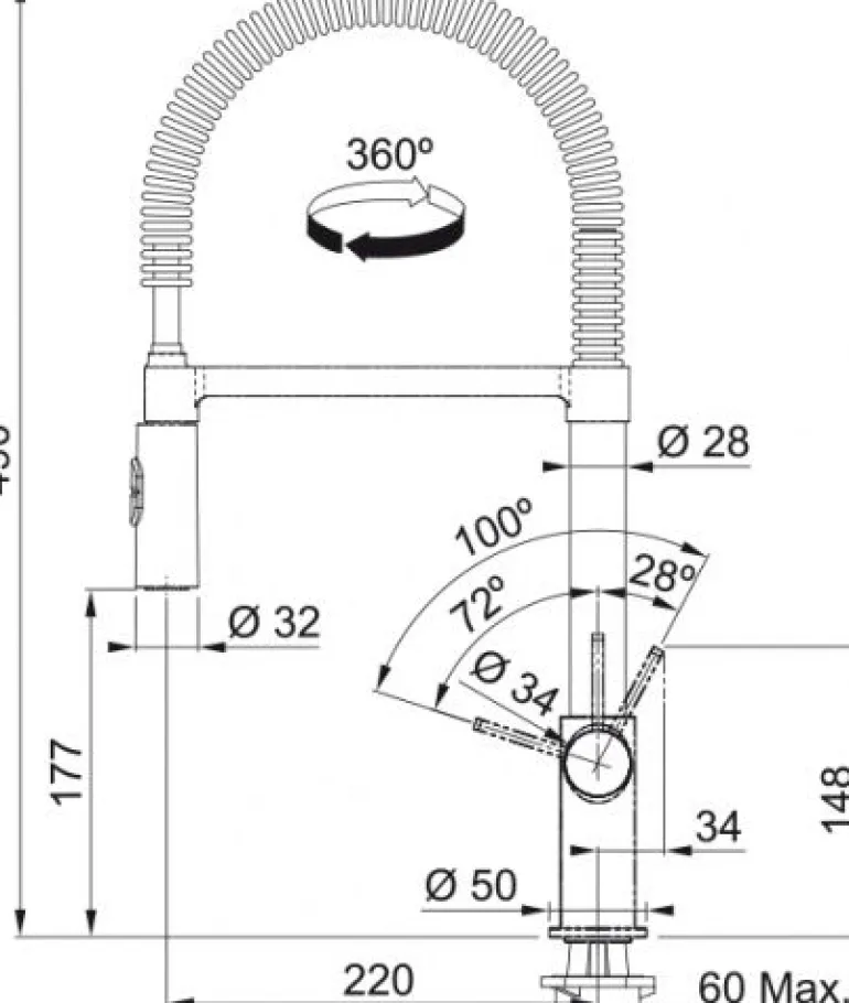 Bateria kuchenna Franke Fox Semi-Pro Chrom