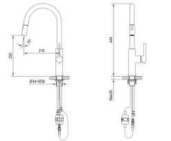 BATERIA KUCHENNA GLOBALO DIVIO COPPER 1.1