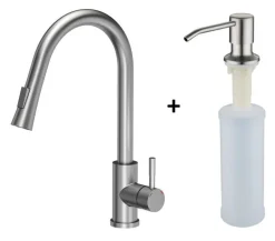 BATERIA STEINER JULIA INOX + DOZOWNIK STEINER STEINER KEIRA STAL SZLACHETNA