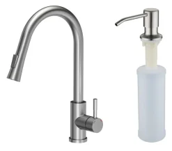 BATERIA STEINER JULIA INOX + DOZOWNIK STEINER STEINER KEIRA STAL SZLACHETNA