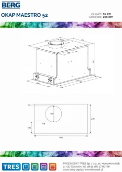 BERG MAESTRO 52 WHITE BIAŁY