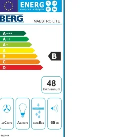 BERG Maestro Lite bk 52 czarne szkło