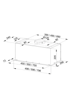 BERG RIVO ECO 60 CZARNY z wadą