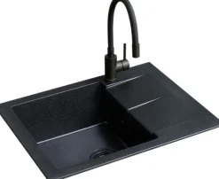 BERG ZESTAW BLACK ZLEWOZMYWAK ZHB1411A 1,0 MOC 590X500 ONYX + BATERIA FLEX