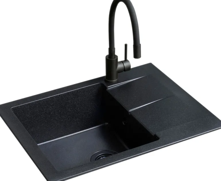 BERG ZESTAW BLACK ZLEWOZMYWAK ZHB1411A 1,0 MOC 590X500 ONYX + BATERIA FLEX