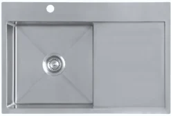 BERG ZLEW ACERO 1.0 OC komora LEWA SZCZOTKOWANA STAL 780x510x200