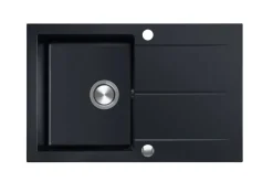 BERG ZLEW HOBART BRQ1911 1,0 OC 780X500 CZARNY BAZALT