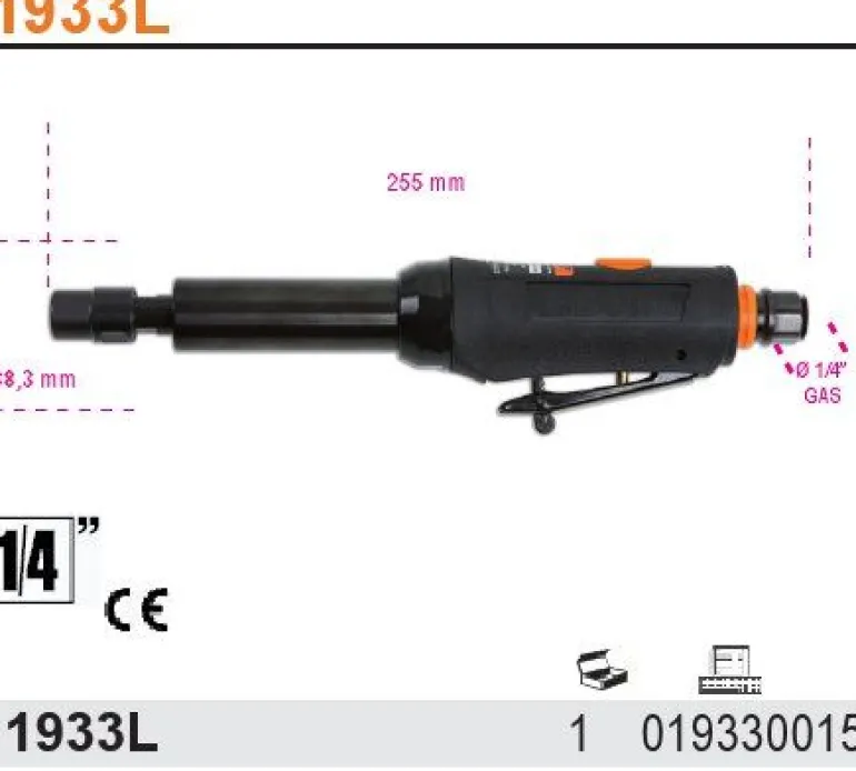 BETA SZLIFIERKA PROSTA PNEUMATYCZNA DŁUGA 1933L