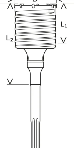 BOSCH KORONA SDS-MAX 68x420mm