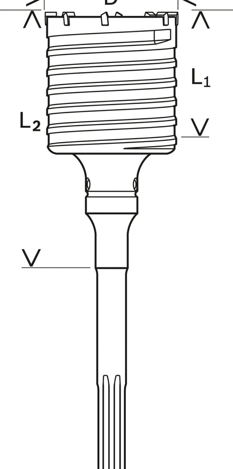 BOSCH KORONA SDS-MAX 68x420mm