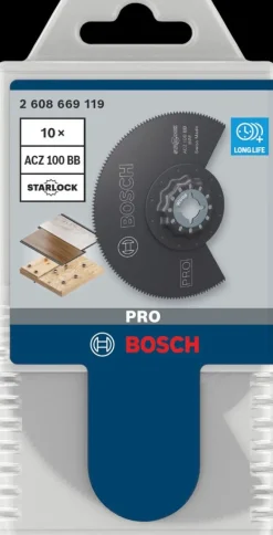 BOSCH MT BRZESZCZOT WIELOFUNKCYJNY PRO ACZ 100 BB 100 mm /10szt.