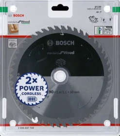 BOSCH PIŁA STANDARD WOOD ACCU 190x30x48z
