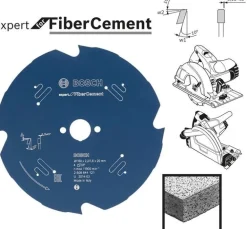 BOSCH PIŁA TARCZOWA FIBER CEMENT EXPERT 165x20mm 4-ZĘBY