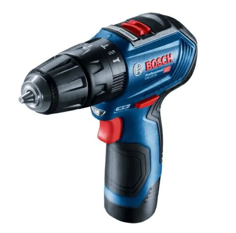BOSCH WIERTARKO-WKRĘTARKA UDAROWA 12V 30/17Nm 2x2,0Ah + WALIZKA GSB 12V-30