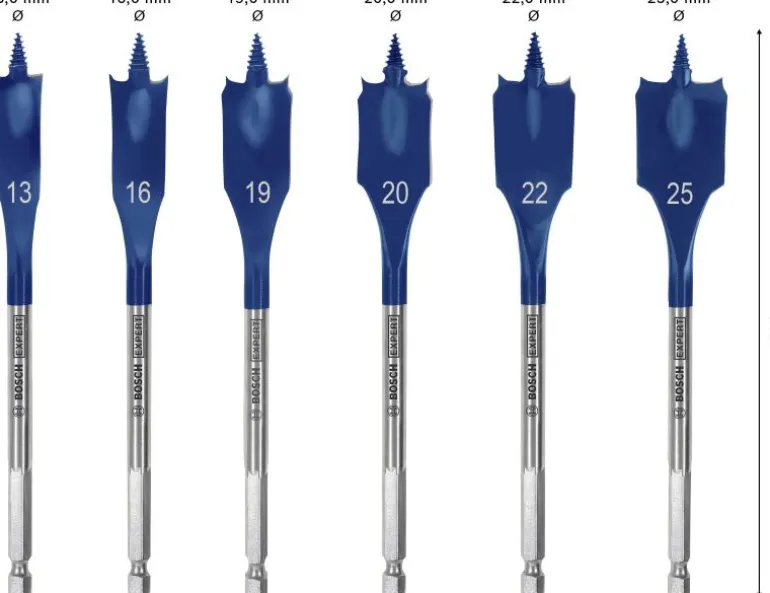 BOSCH WIERTŁO ŁOPATKOWE - KOMPLET 6szt. SELFCUT EXPERT